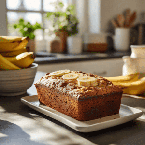 Baking Soda Free Banana Bread