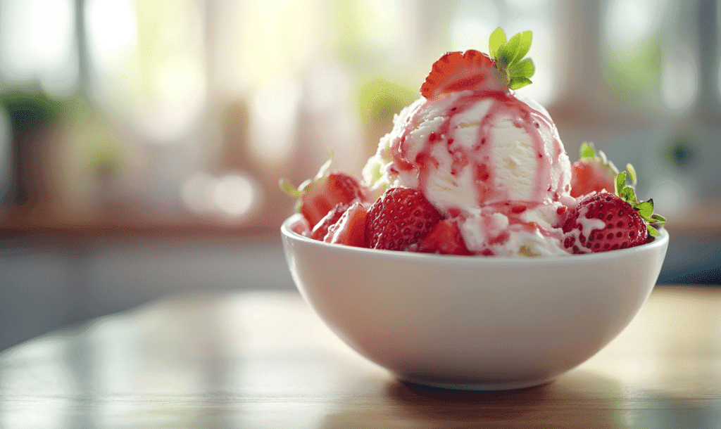 strawberry shortcake ice cream