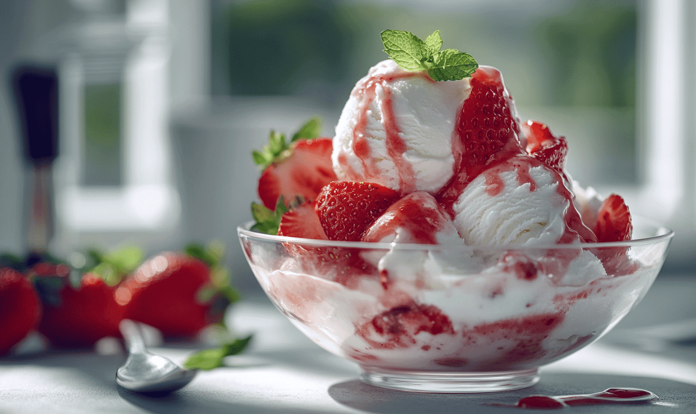 Ice Cream Strawberry Shortcake