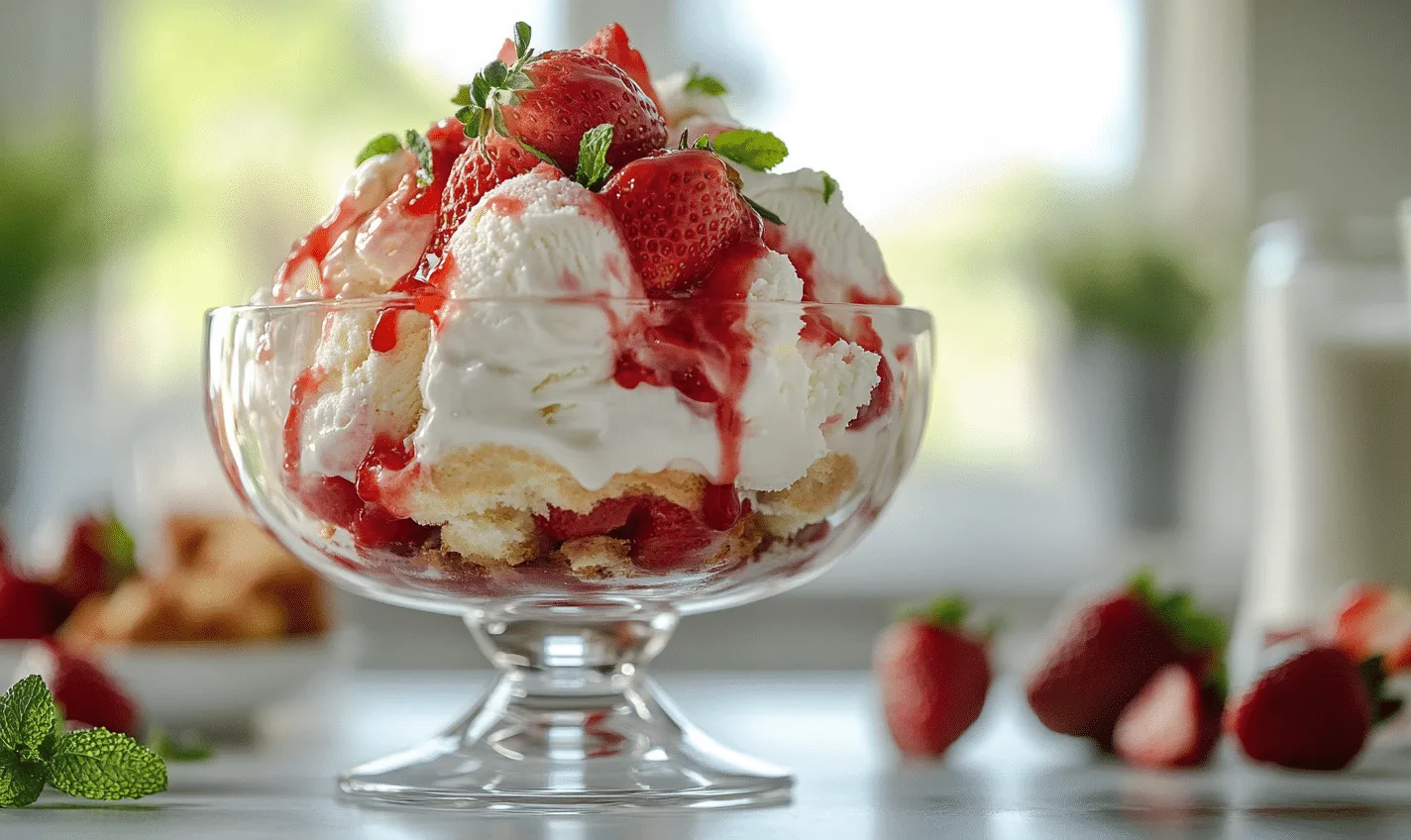 Strawberry Shortcake Ice Cream Bar