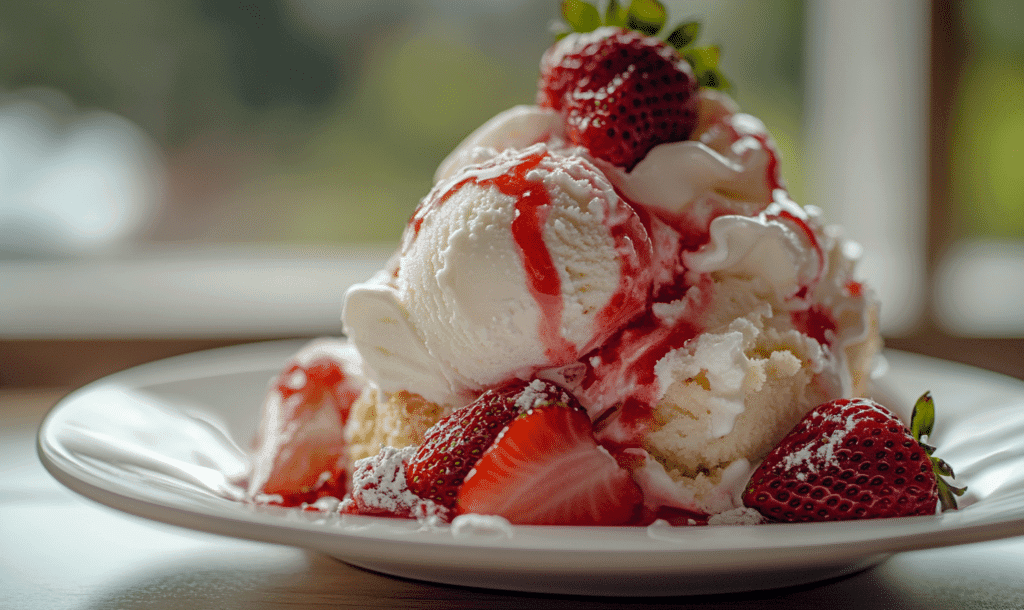 strawberry shortcake ice cream