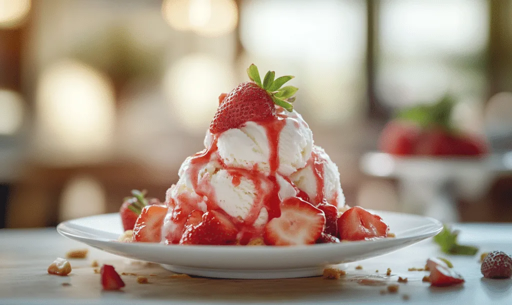 Strawberry Shortcake Ice Cream Bar