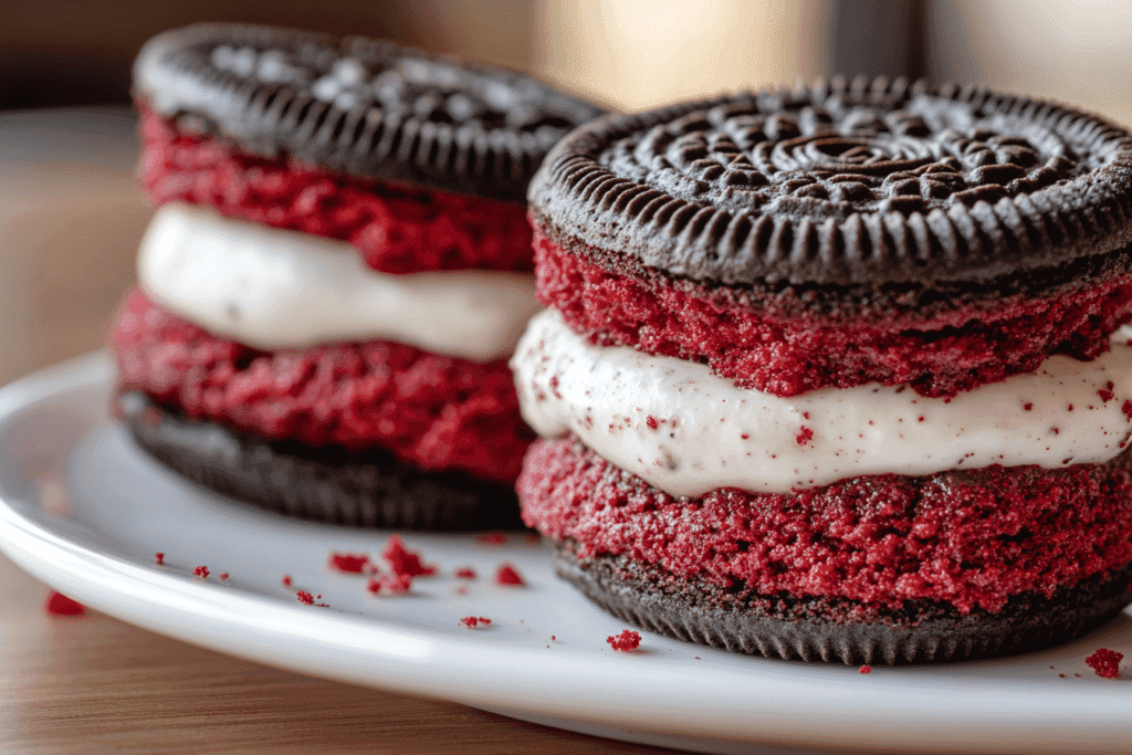 Red Velvet Cake Oreo Cookies