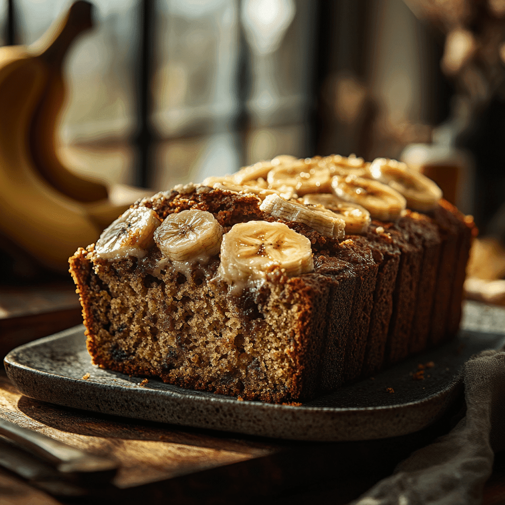 No Baking Soda Banana Bread