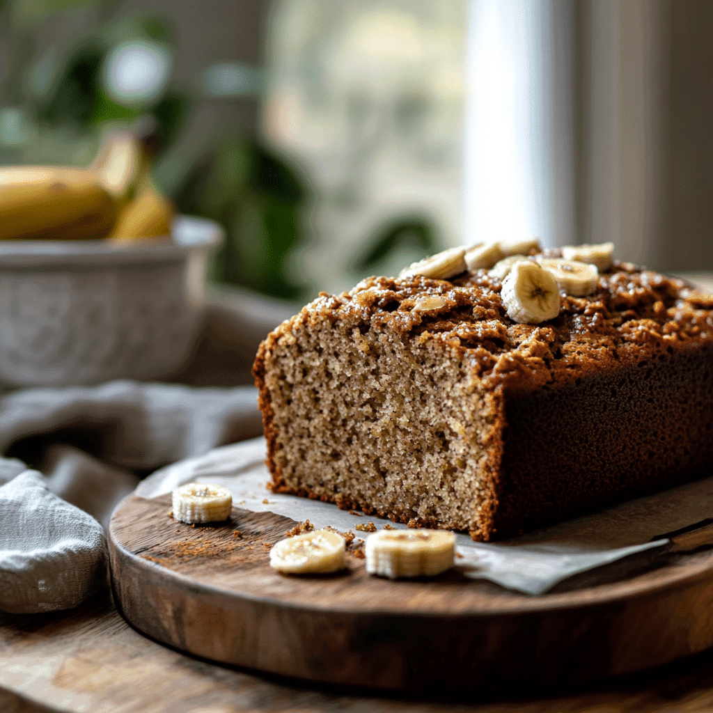 Baking Soda Free Banana Bread