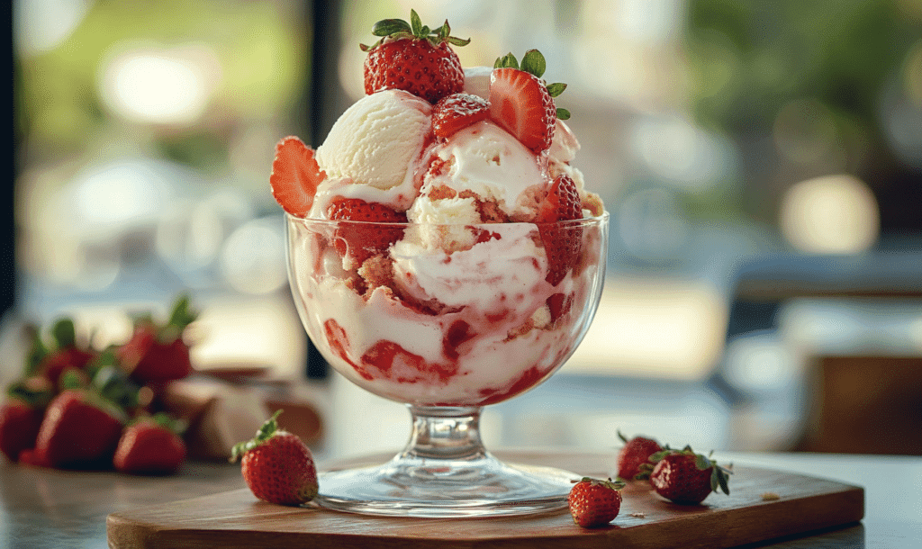 Strawberry Shortcake Ice Cream