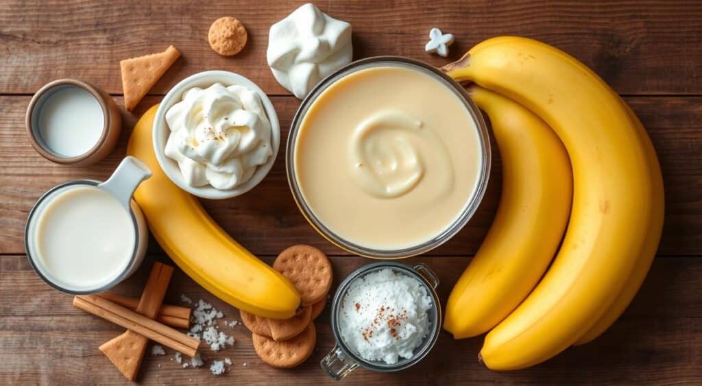 Banana Pudding Ingredients