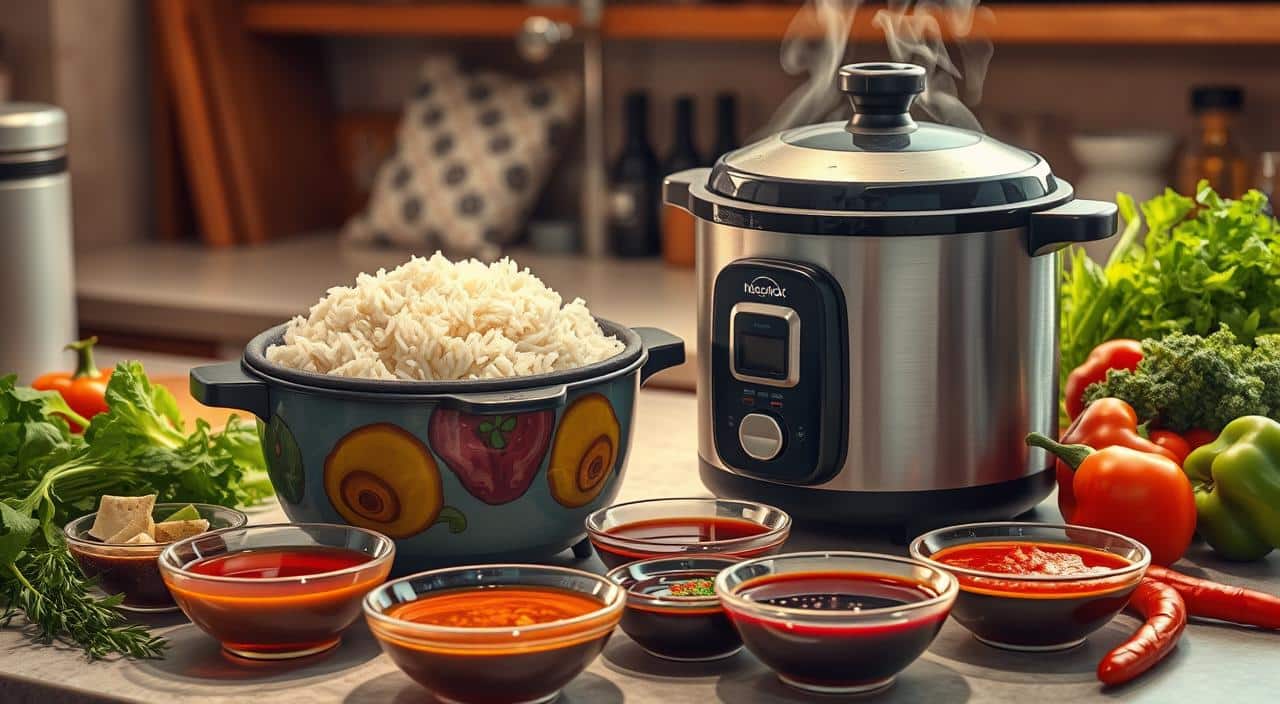 Can I put sauce in a rice cooker?