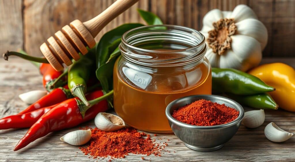 What are the ingredients in Mike's Hot honey?