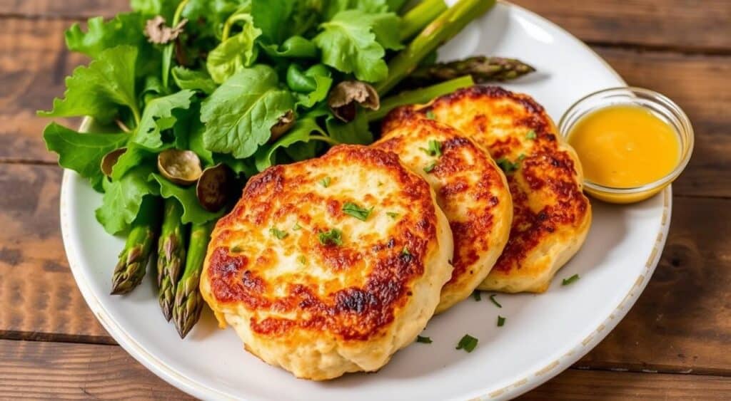 What do you serve with salmon cakes?