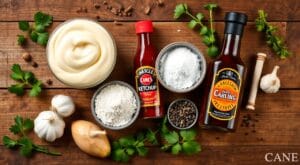 What is cane's sauce made of?