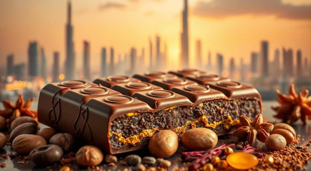 What's in the viral Dubai chocolate bar?