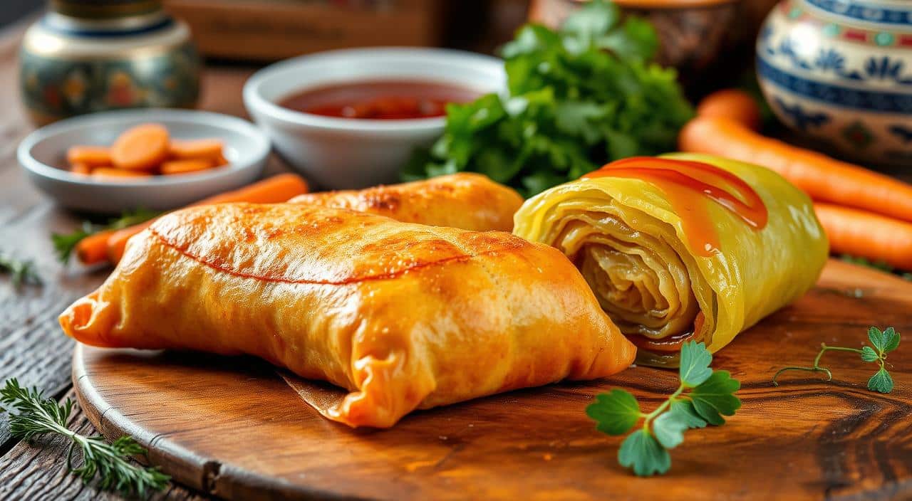 What's the difference between an egg roll and a cabbage roll?