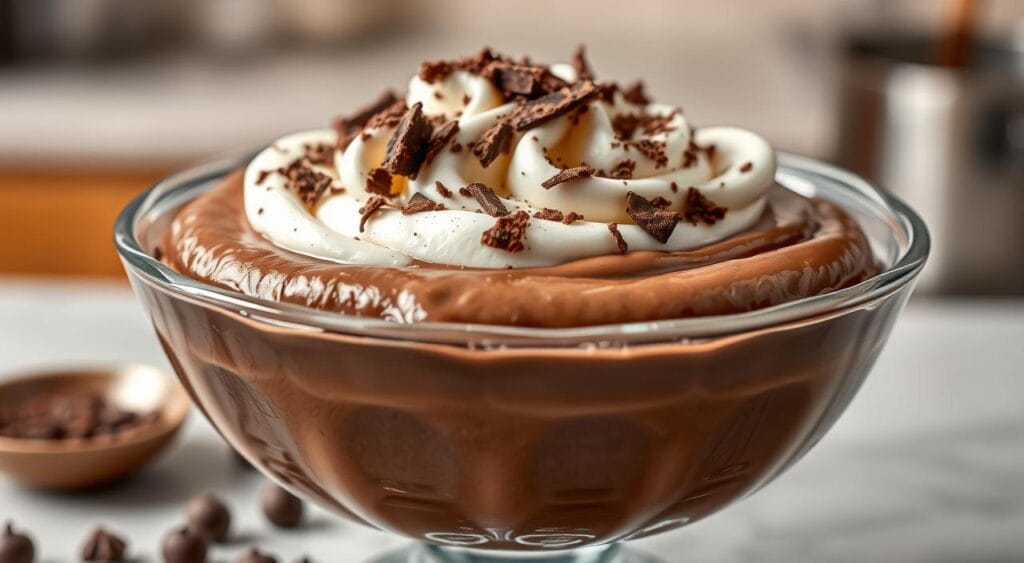 creamy chocolate pudding