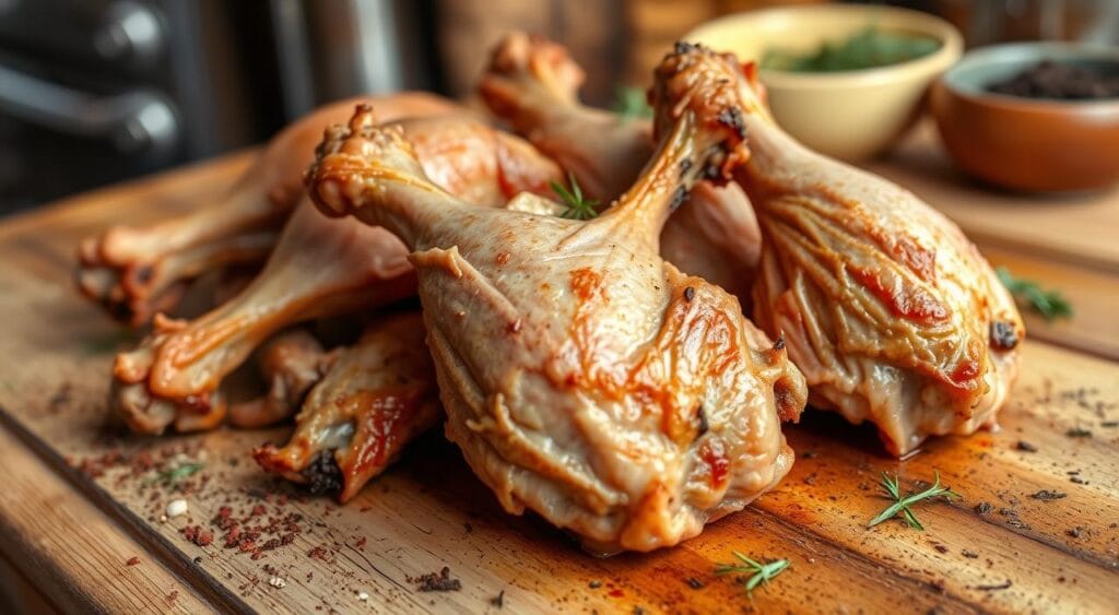 overcooked turkey wings