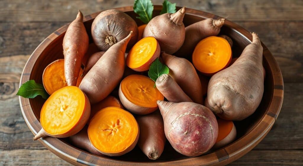 sweet potatoes and yams