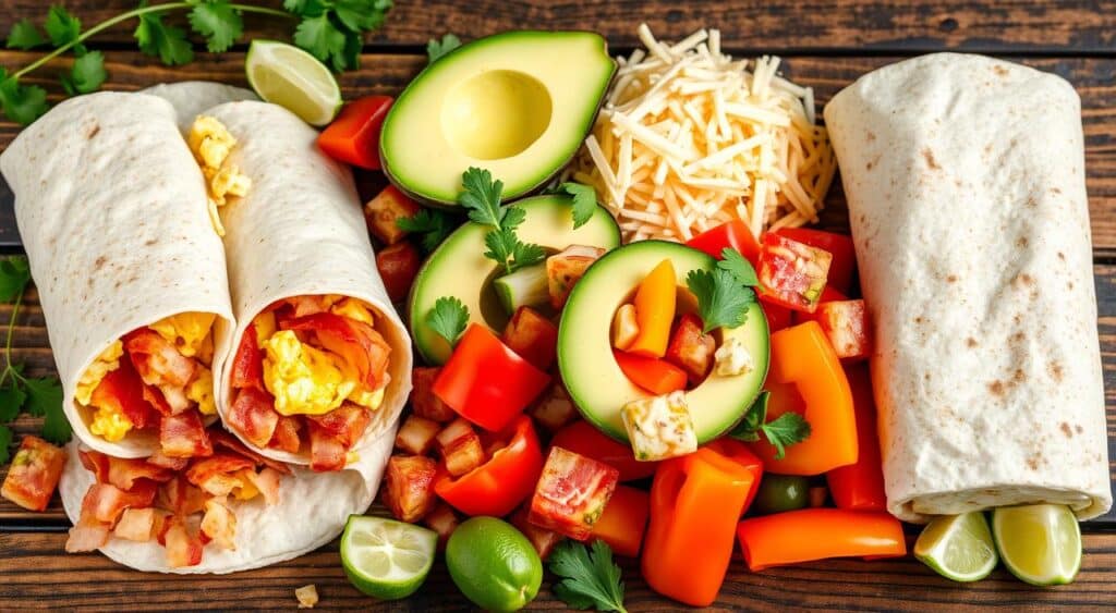 breakfast burrito ingredients