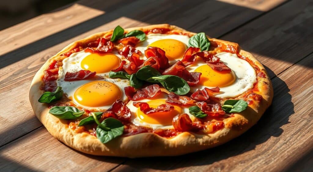 breakfast pizza