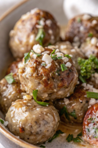 Garlic Butter Parmesan Meatballs