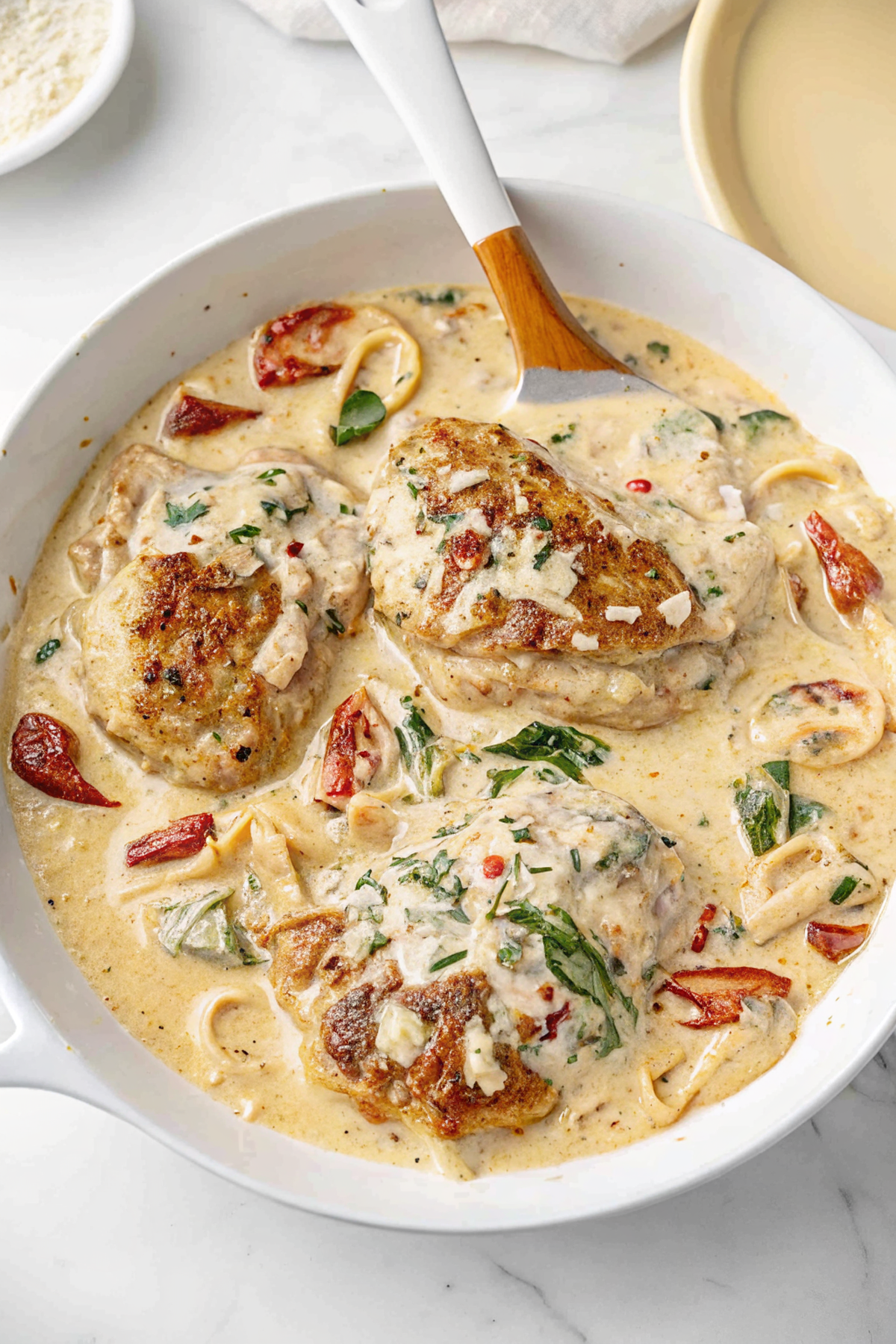 Keto Tuscan Chicken