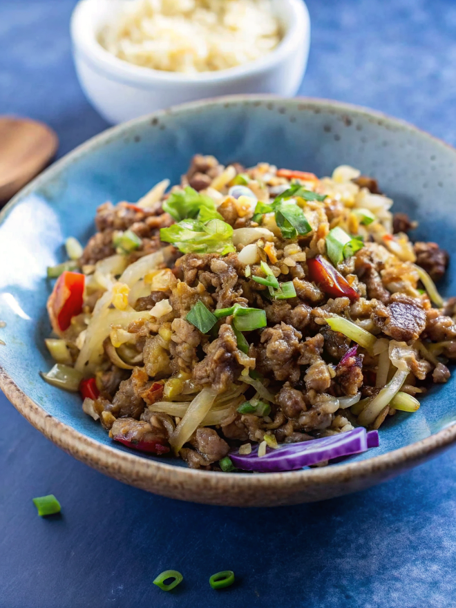 Deconstructed Egg Roll