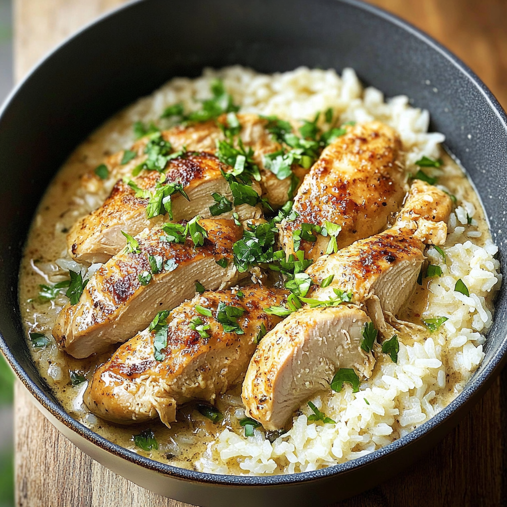 Creamy Chicken and Rice Recipe