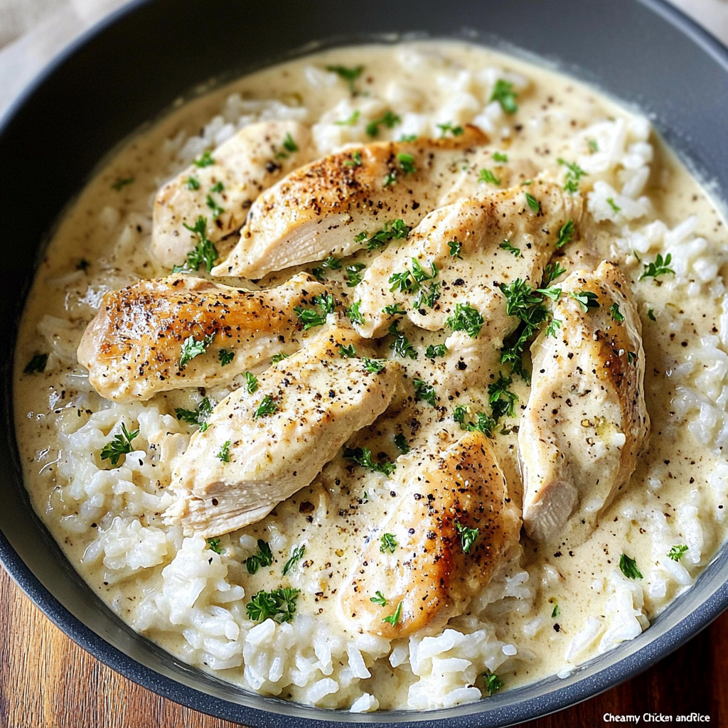 Creamy Chicken and Rice Recipe