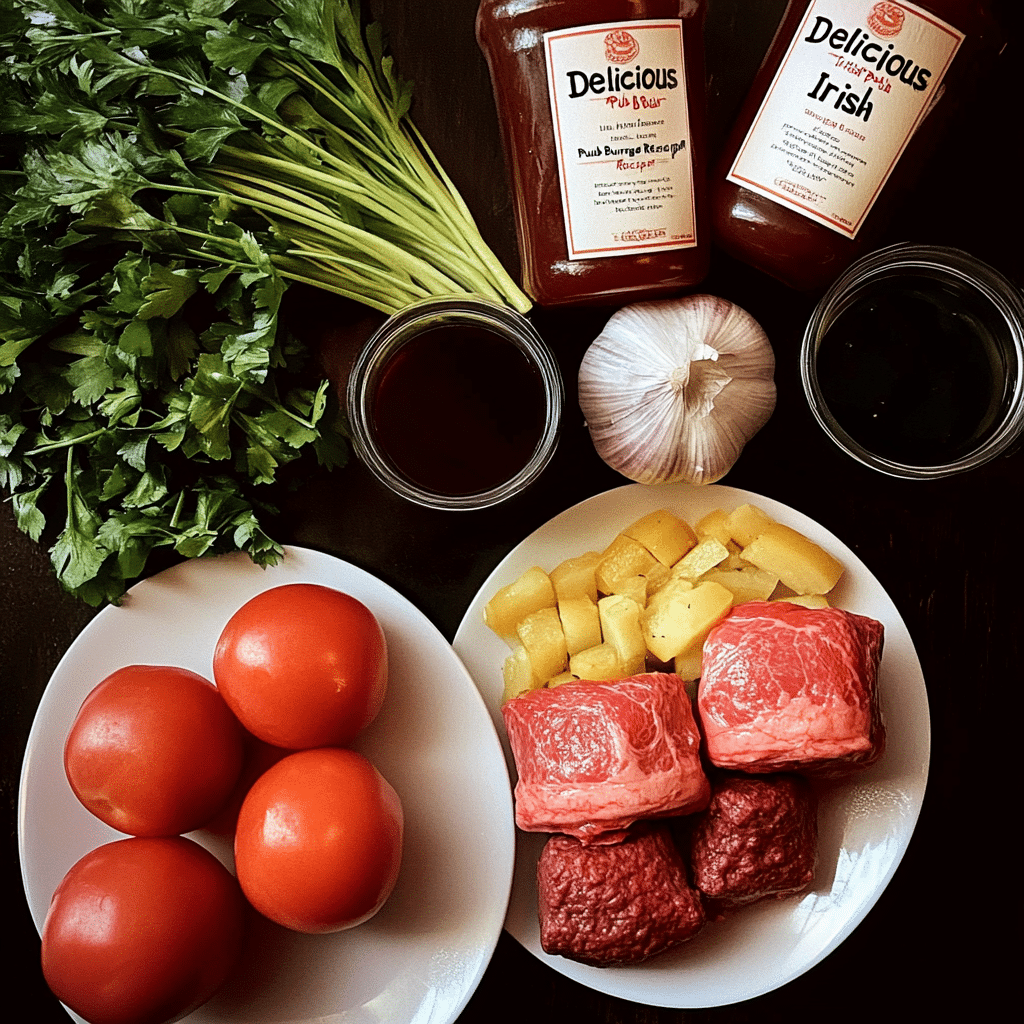 Authentic Irish Pub Burger