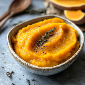 Velvety Autumn Butternut Squash Puree: Savory Sweet Delight