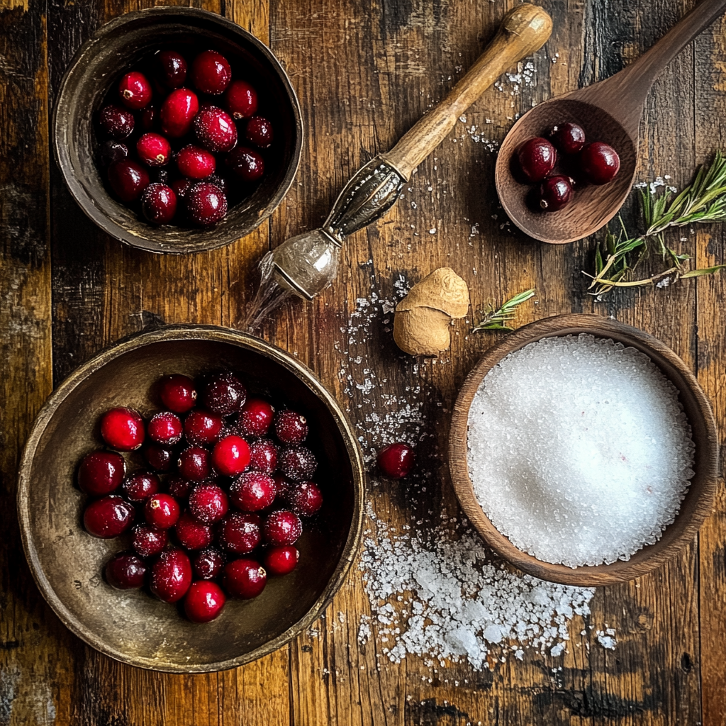 easy sugared cranberries recipe