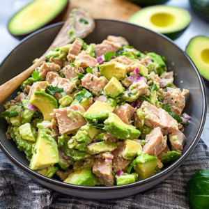 Delightful Creamy Avocado Tuna Salad – A Fresh Twist on Classic Taste