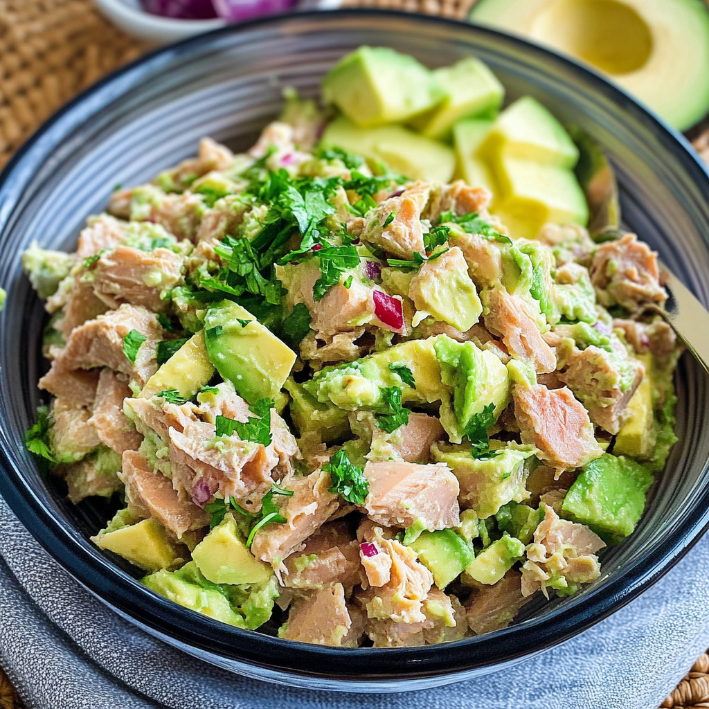 Healthy Avocado Tuna Salad Recipe