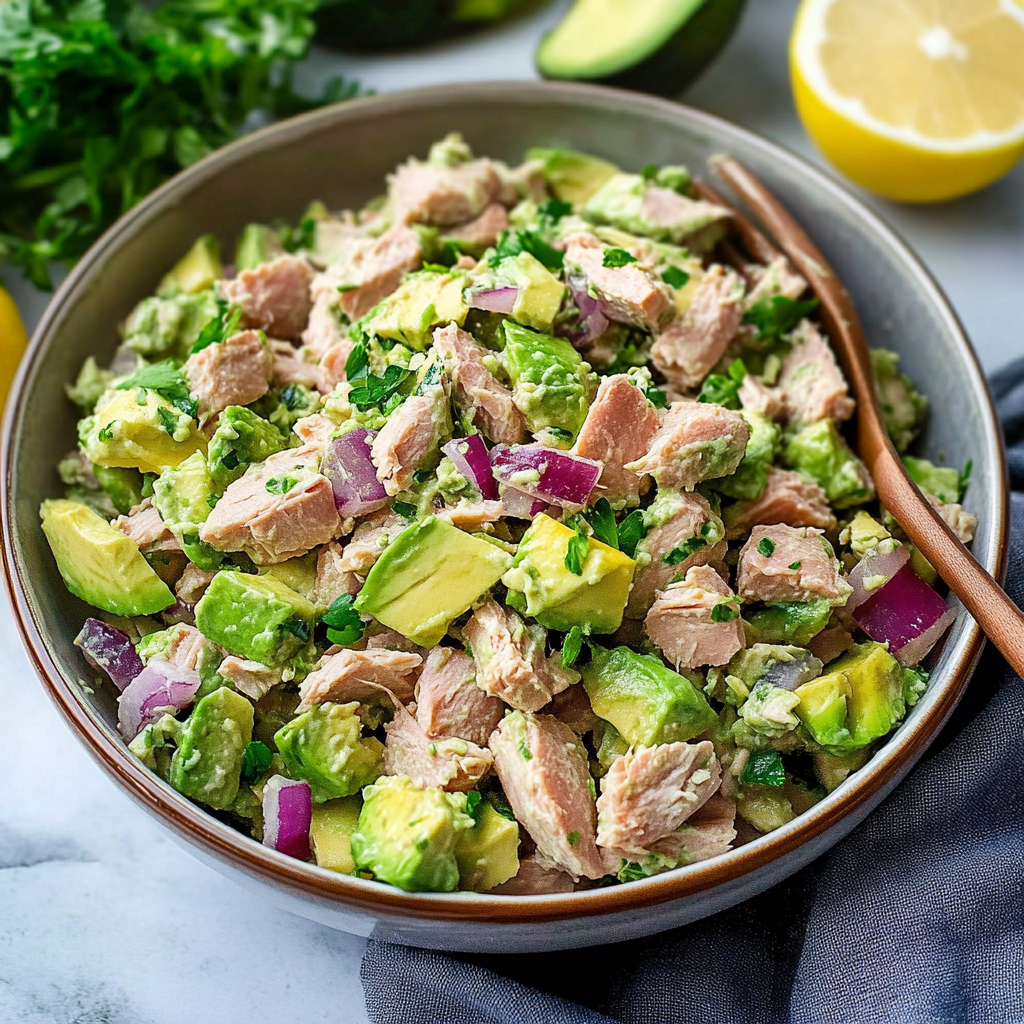 Healthy Avocado Tuna Salad Recipe