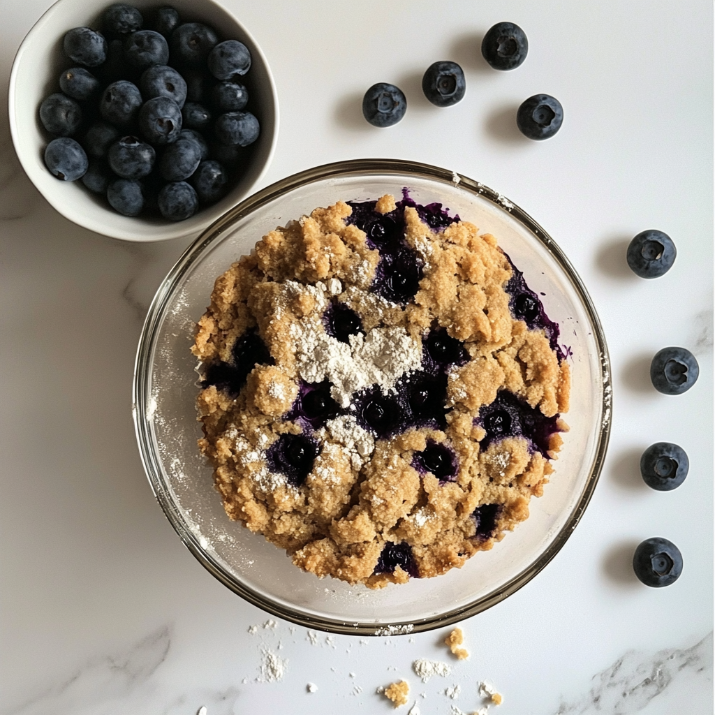 Gluten-free blueberry muffins with almond flour