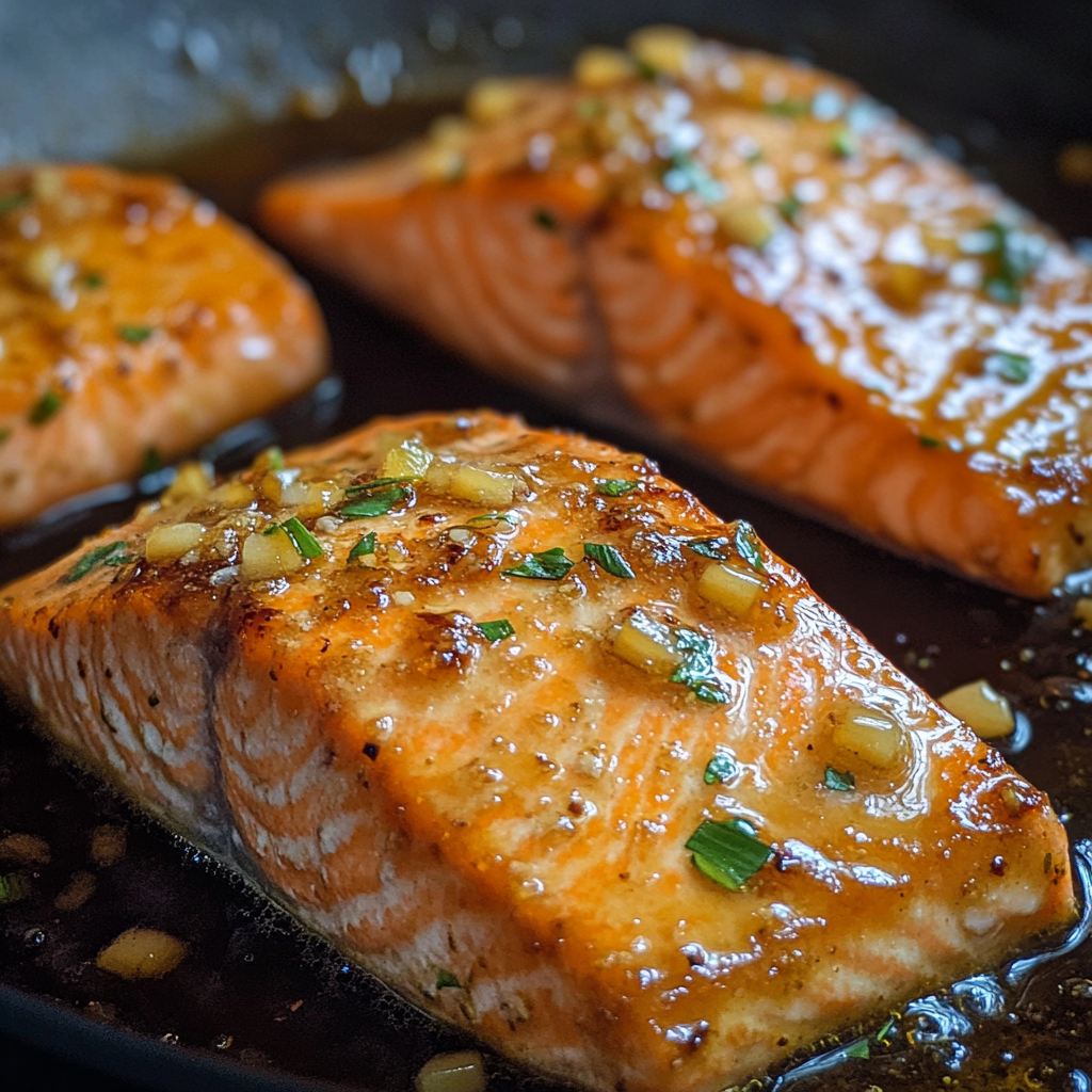 honey garlic salmon fillets