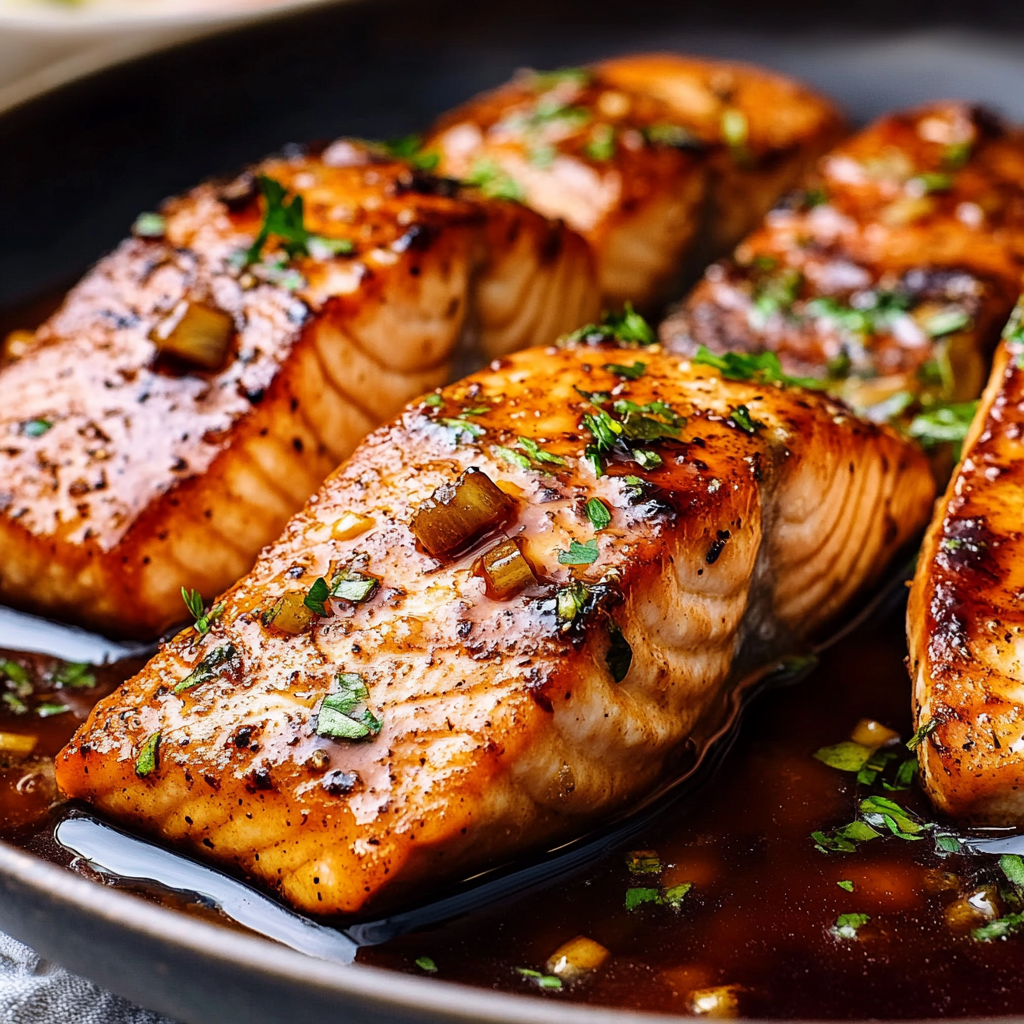 honey garlic salmon fillets