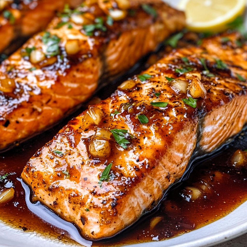 honey garlic salmon fillets
