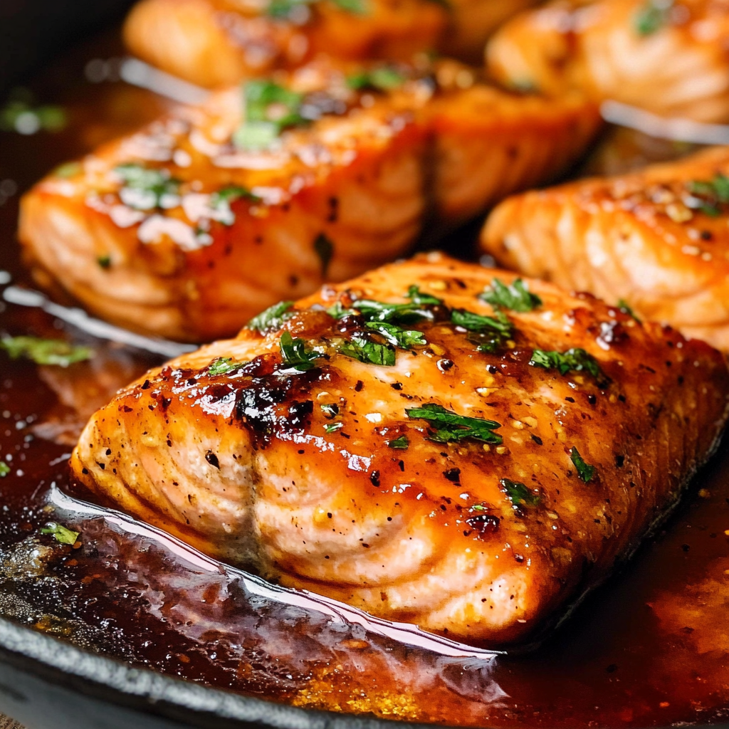 honey garlic salmon fillets