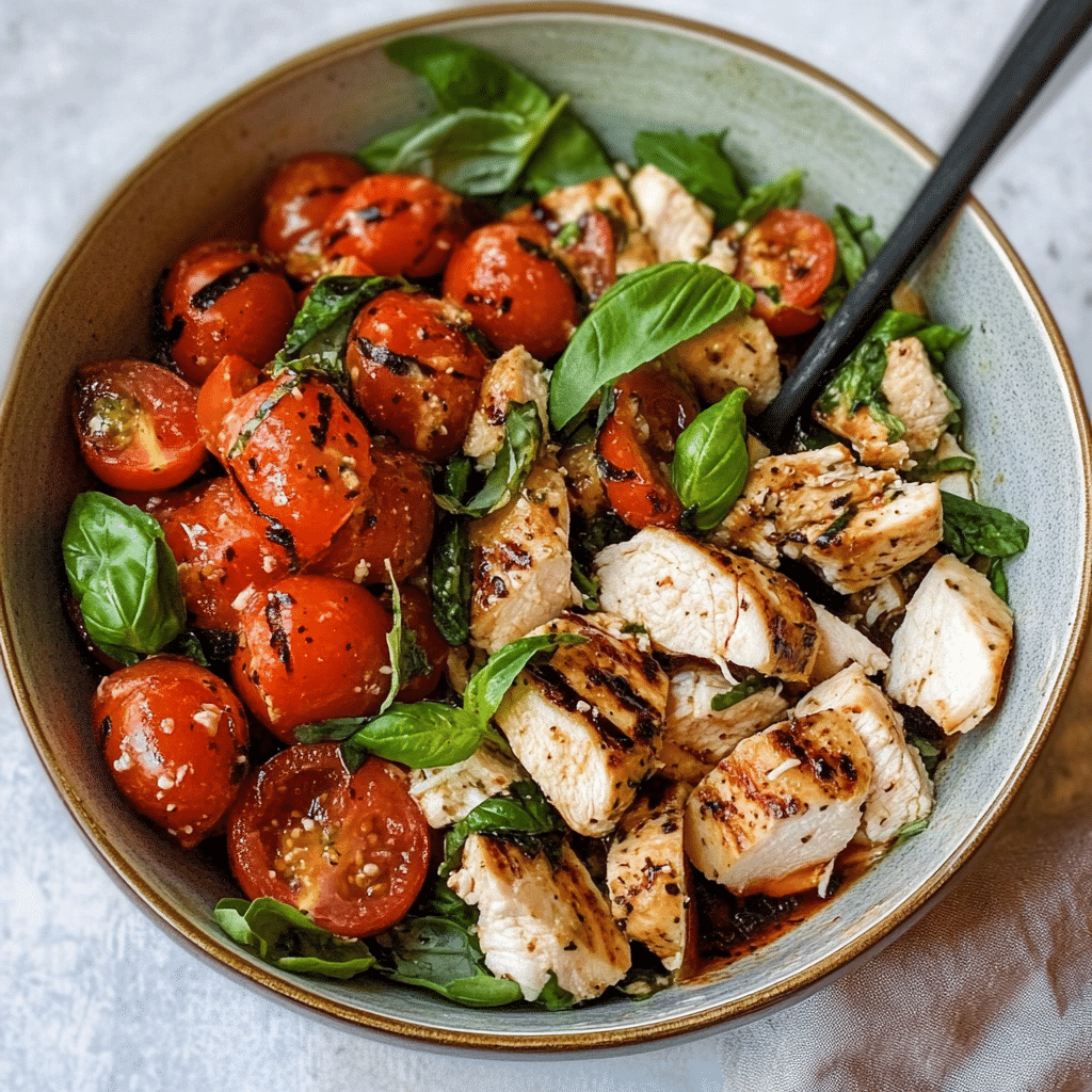 Caprese Chicken Lunch Bowl Recipe