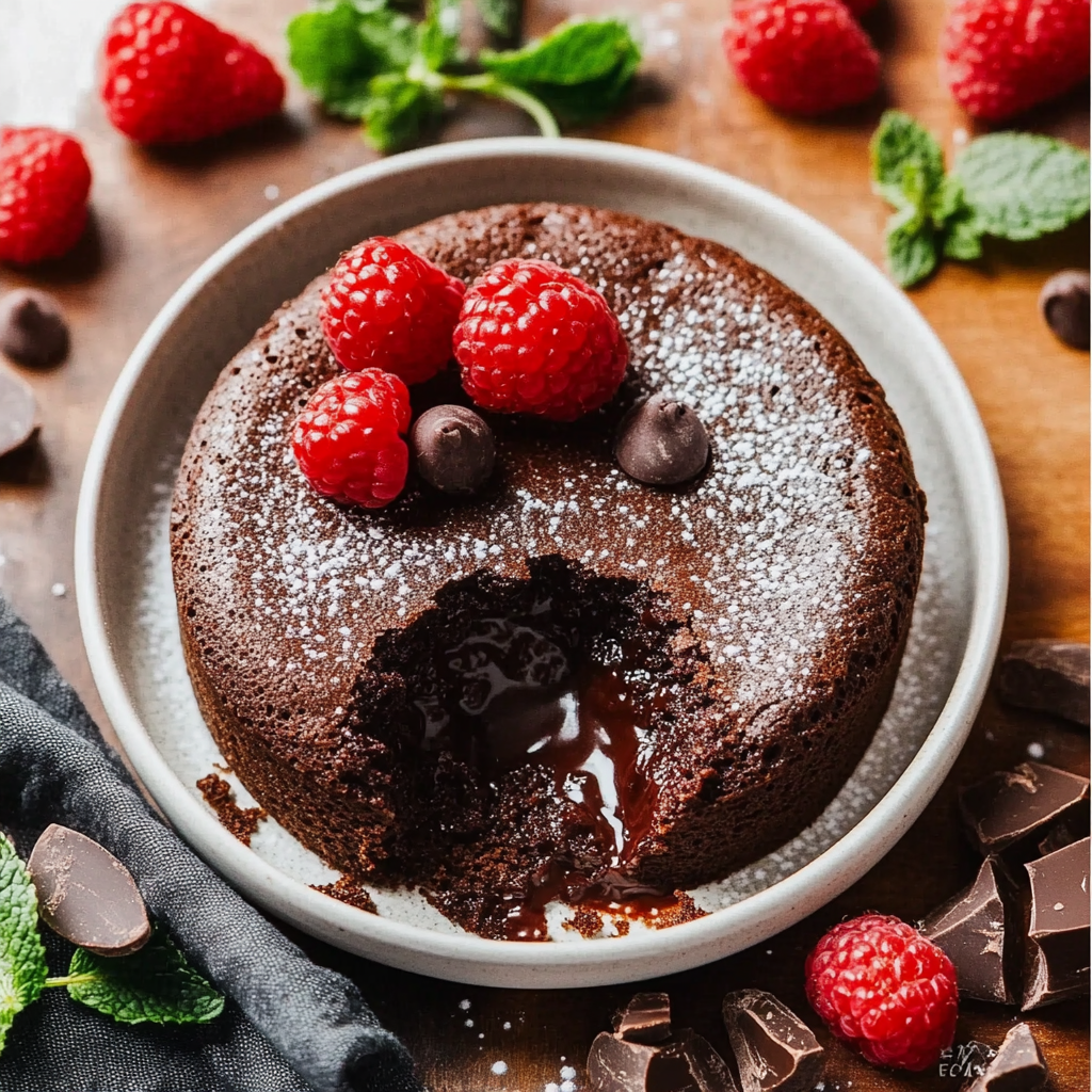 Keto Chocolate Lava Cake Recipe