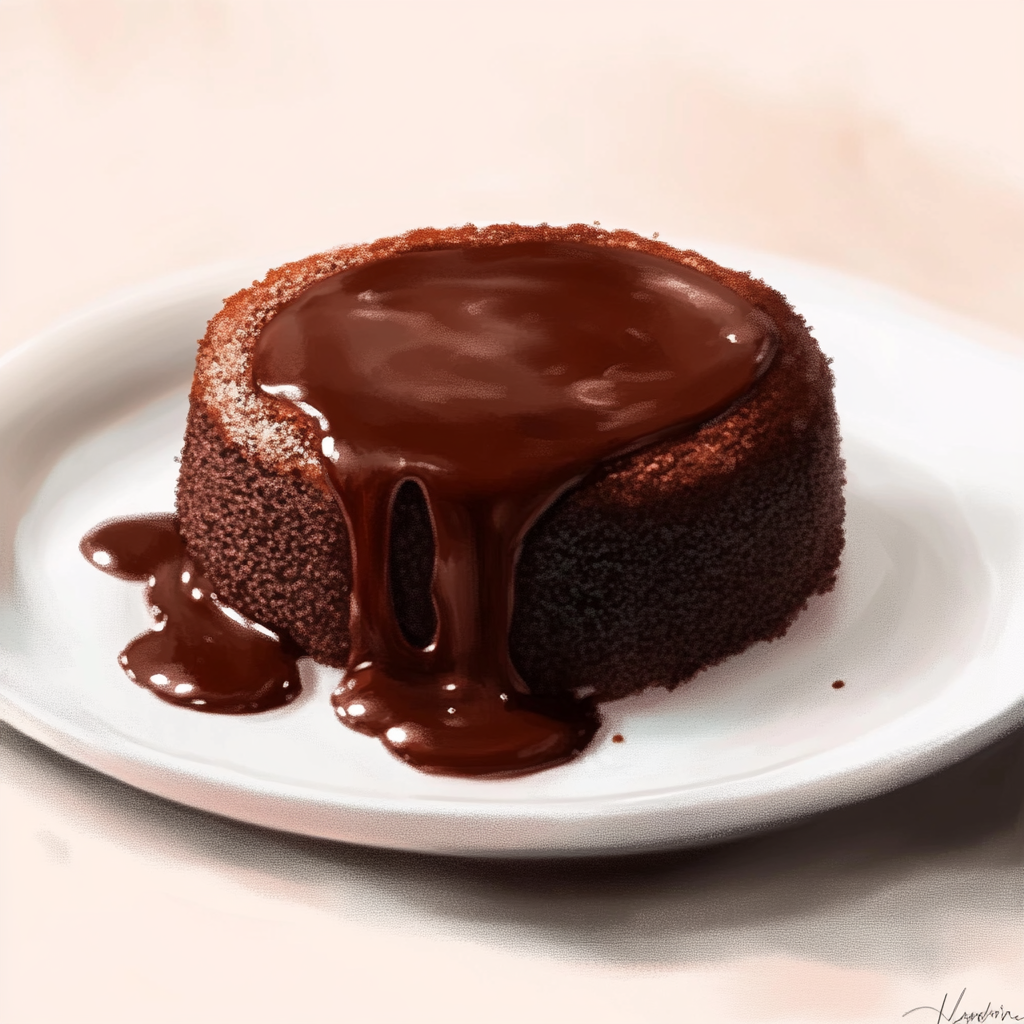 Keto Chocolate Lava Cake Recipe