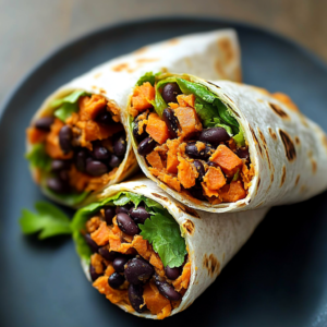 Irresistible Homestyle Sweet Potato Black Bean Wraps
