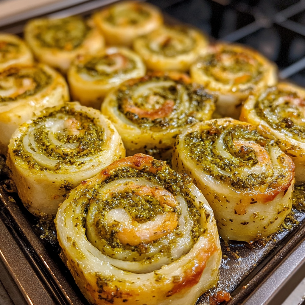 Easy Turkey Pesto Pinwheels Recipe