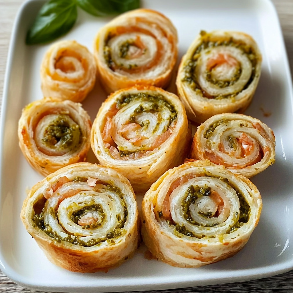 Easy Turkey Pesto Pinwheels Recipe