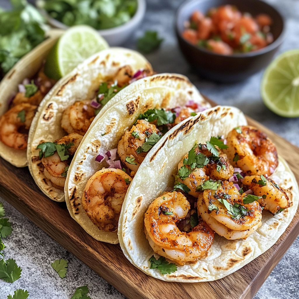 Chili Lime Shrimp Tacos Recipe