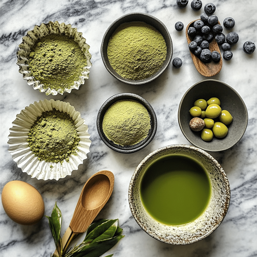 Matcha Green Tea Cupcakes Recipe