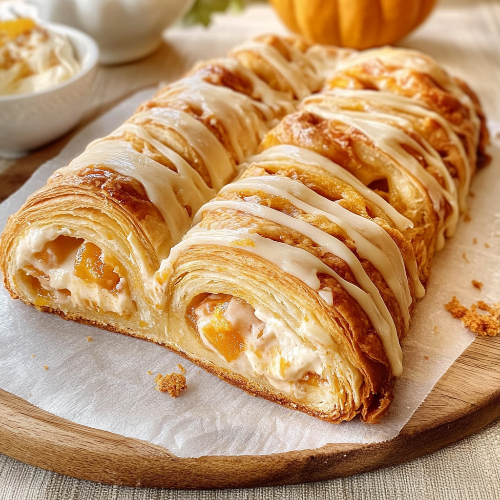 Pumpkin Cream Cheese Danish Recipe