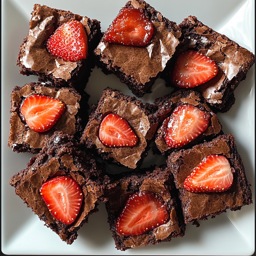 Strawberry Brownies Recipe