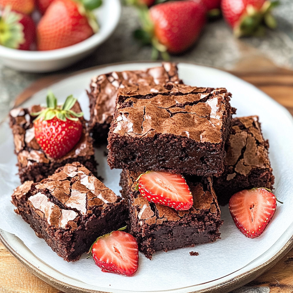 Strawberry Brownies Recipe