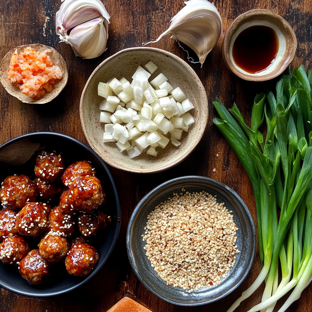 Korean BBQ Meatballs Recipe